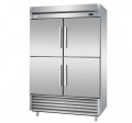 Commercial refrigerator 4 half doors chiller industrial cooler for GN pan