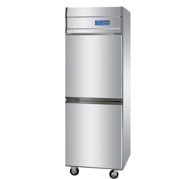 2-half door upright industrial chiller