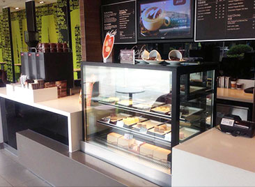 Xinya refrigeration cake display fridge McDoanld's
