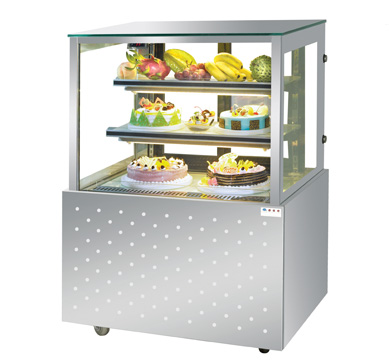 rectangular cake showcase chiller glass cake display case cake cabinet fridge square commercial cake refrigerated showcase