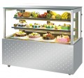 rectangular glass cake display case square cake showcase cake cabinet fridge commercial cake refrigerator showcase