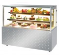 square cake cabinet fridge cake showcase rectangular glass cake display case commercial cake refrigerator showcase