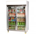 commercial upright freezer chiller upright refrigerator with one full glass doors