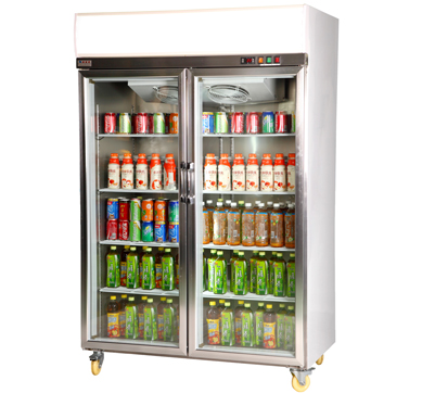 commercial upright freezer chiller upright refrigerator with one full glass doors
