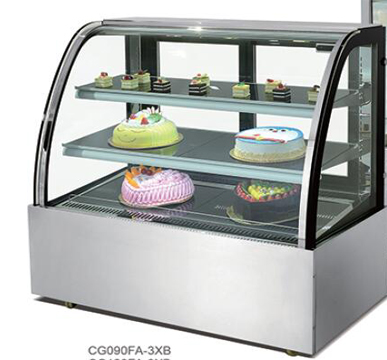 curved cake showcase chiller glass cake display case cake cabinet fridge commercial cake refrigerator showcase