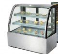 commercial curved cake showcase